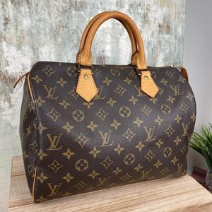 LOUIS VUITTON SPEEDY 30 MONOGRAM BROWN BAG